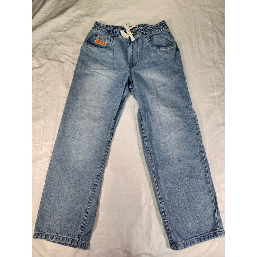 Empyre Jeans Men Small S 30x29 Baggy Wide Y2K Skater Streetwear Pants Light